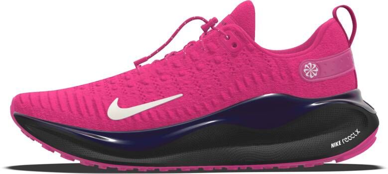 Nike InfinityRN 4 By You custom hardloopschoenen voor dames (straat) Roze