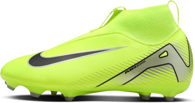 Nike Jr. Mercurial Superfly 10 Academy high-top voetbalschoenen voor kleuters kids (meerdere ondergronden) Geel