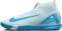 Nike Jr. Mercurial Superfly 10 Academy high top zaalvoetbalschoenen voor kleuters kids Blauw - Thumbnail 1