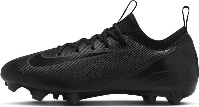 Nike Jr. Mercurial Vapor 16 Academy low-top voetbalschoenen voor kleuters kids (meerdere ondergronden) Zwart