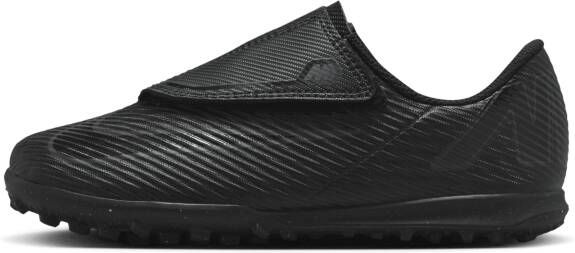 Nike Jr. Mercurial Vapor 16 Club low-top voetbalschoenen voor kleuters (turf) Zwart