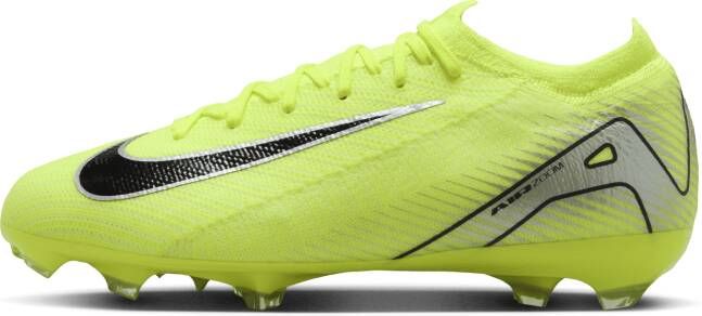 Nike Jr. Mercurial Vapor 16 Pro low-top voetbalschoenen voor kleuters kids (stevige ondergrond) Geel