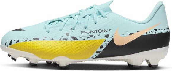 Nike Jr. Phantom GT2 Academy MG Voetbalschoenen voor kleuters kids(meerdere ondergronden) Blauw