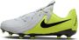 Nike Jr. Phantom GX 2 Academy MG low-top voetbalschoenen voor kleuters kids (meerdere ondergronden) Grijs - Thumbnail 1