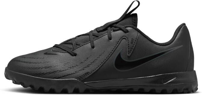 Nike Jr. Phantom GX 2 Academy voetbalschoenen voor kleuters kids (turf) Zwart