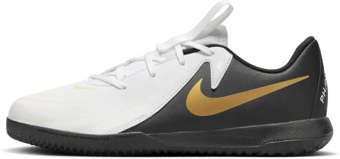 Nike Jr. Phantom GX 2 Academy zaalvoetbalschoenen voor kleuters kids Wit