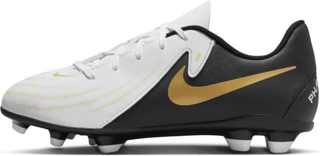 Nike Jr. Phantom GX 2 Club MG low-top voetbalschoenenen voor kleuters kids (meerdere ondergronden) Wit