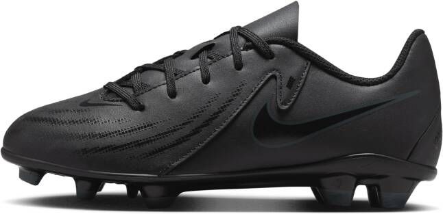 Nike Jr. Phantom GX 2 Club MG low-top voetbalschoenenen voor kleuters kids (meerdere ondergronden) Zwart