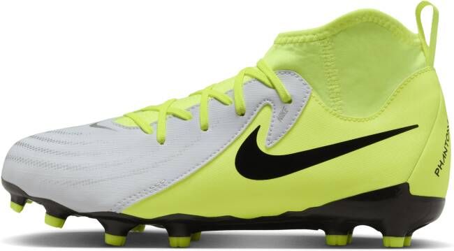 Nike Jr. Phantom Luna 2 Academy voetbalschoenen voor kleuters kids (meerdere ondergronden) Grijs