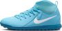 Nike Jr. Phantom Luna 2 Club high-top voetbalschoenen voor kleuters kids (turf) Blauw - Thumbnail 1