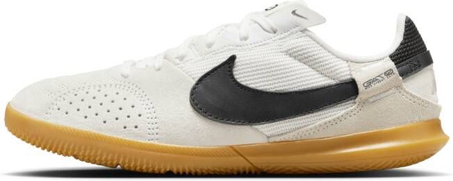 Nike Jr. Streetgato low top voetbalschoenen voor kleuters kids Wit