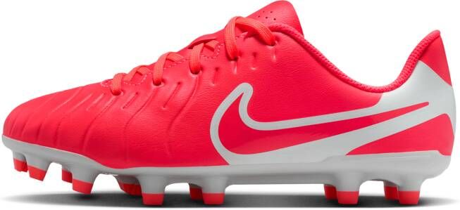 Nike Jr. Tiempo Legend 10 Club low top voetbalschoenen voor kleuters kids (meerdere ondergronden) Roze