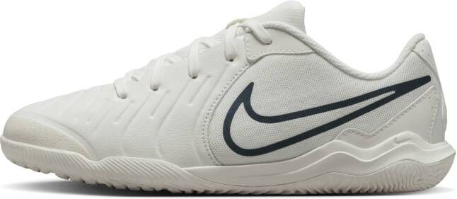 Nike Jr. Tiempo Pearl Legend 10 Academy zaalvoetbalschoenen voor kleuters kids Wit