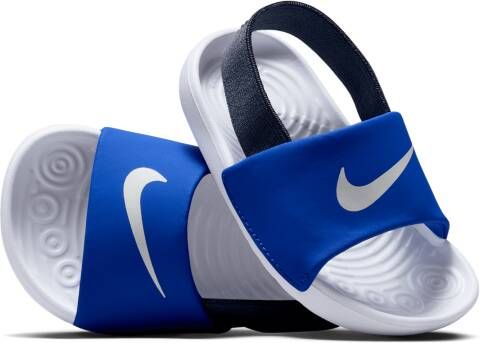 Nike Kawa Slipper voor baby's peuters Blauw