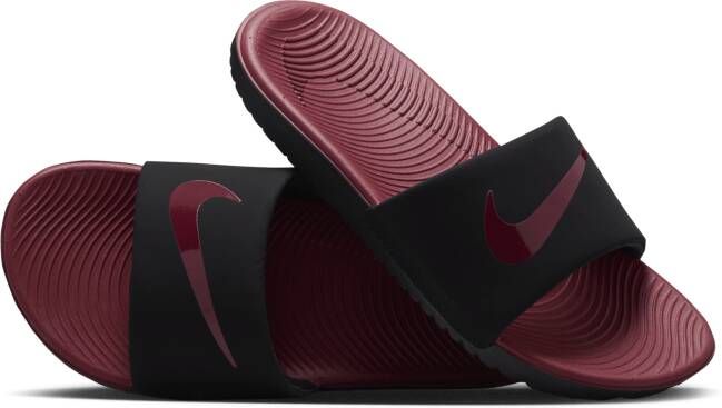 Nike Kawa Slippers voor kleuters kids Zwart