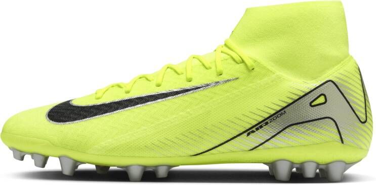 Nike Mercurial Superfly 10 Academy high-top voetbalschoenen (kunstgras) Geel