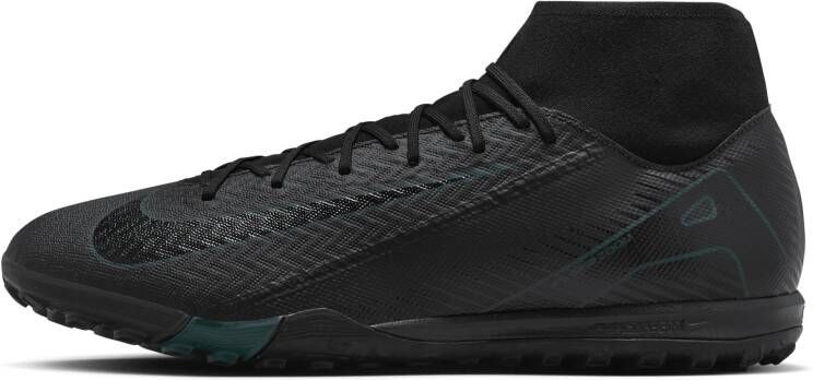 Nike Mercurial Superfly 10 Academy high-top voetbalschoenen (turf) Zwart