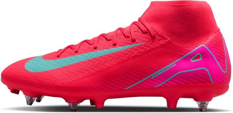 Nike Mercurial Superfly 10 Academy SG-Pro high top voetbalschoenen Rood