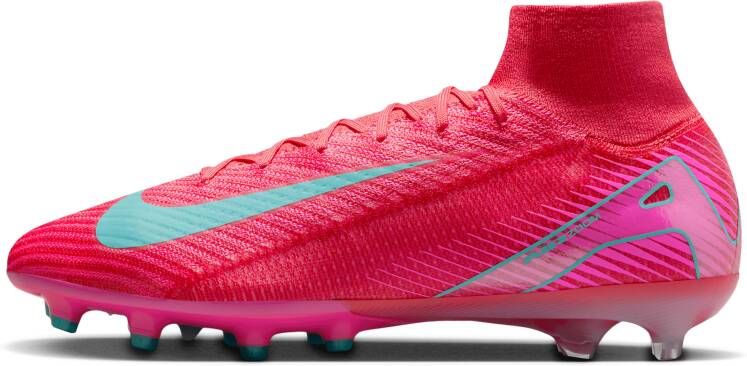 Nike Mercurial Superfly 10 Elite AG-Pro high-top voetbalschoenen Rood