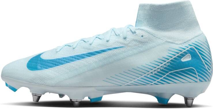 Nike Mercurial Superfly 10 Elite SG-Pro high top voetbalschoenen Blauw