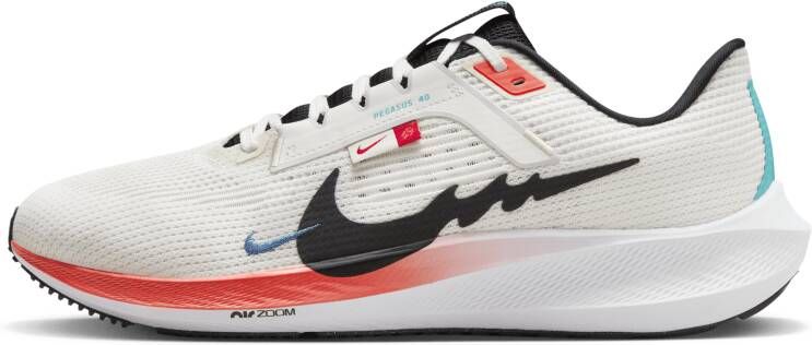 Nike Pegasus 40 Hardloopschoenen voor heren (straat) Wit