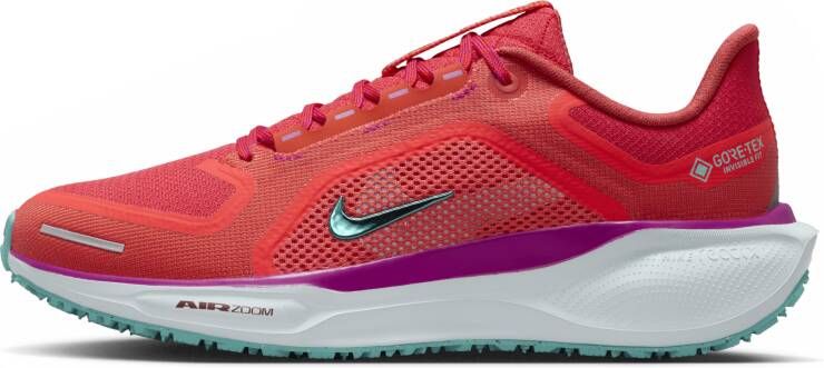 Nike Pegasus 41 GORE-TEX waterdichte hardloopschoenen voor dames (straat) Rood