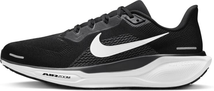 Nike Pegasus 41 hardloopschoenen voor heren (extra breed straat) Zwart