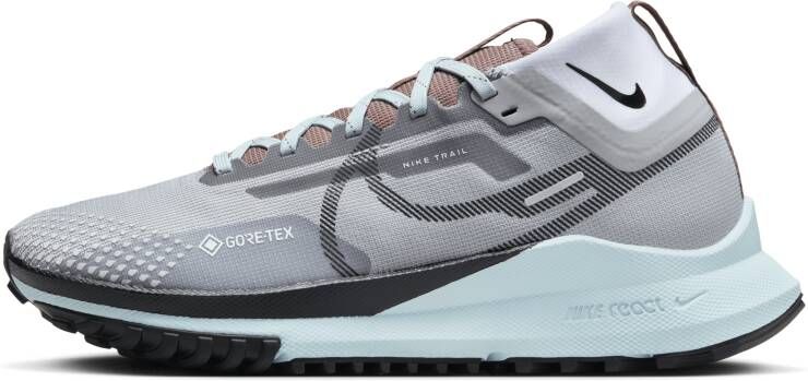 Nike Pegasus Trail 4 GORE-TEX Waterdichte trailrunningschoenen voor dames Grijs