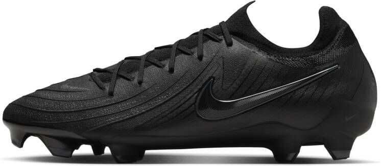 Nike Phantom GX 2 Pro low-top voetbalschoenen (stevige ondergrond) Zwart