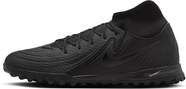 Nike Phantom Luna 2 Academy high top voetbalschoenen (turf) Zwart