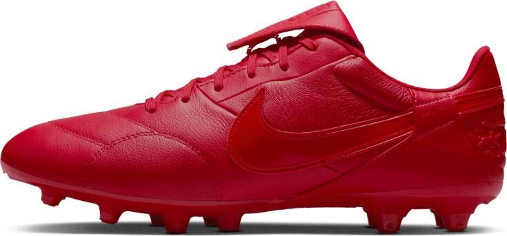 Nike Premier 3 low top voetbalschoenen (stevige ondergrond) Rood