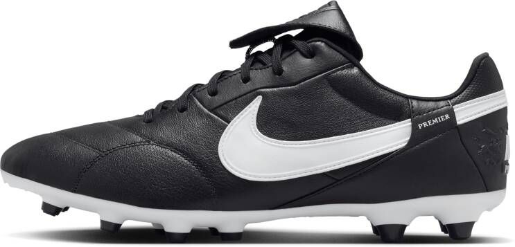 Nike Premier 3 low top voetbalschoenen (stevige ondergrond) Zwart