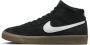 Nike Hoge Bruin Skate Schoenen Zwart Wit Black Dames - Thumbnail 1