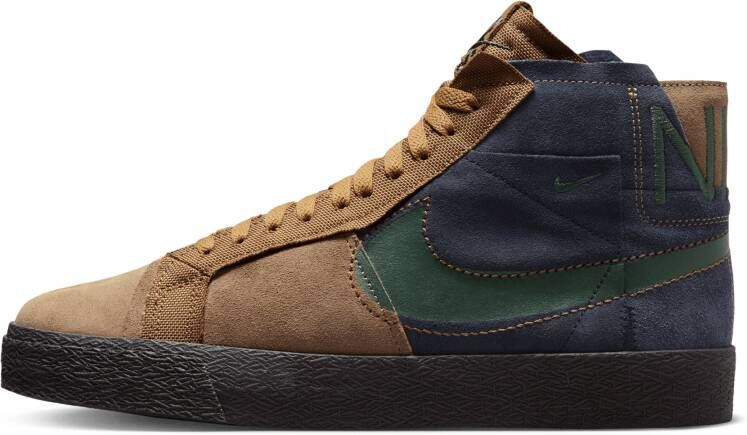 Nike SB Zoom Blazer Mid Premium Skateschoenen Bruin