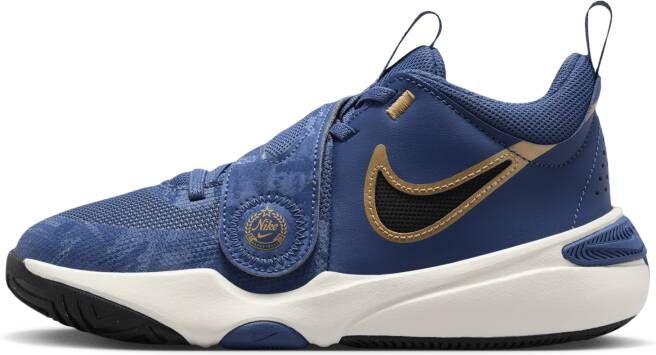 Nike Team Hustle D 11 basketbalschoenen voor kids Blauw