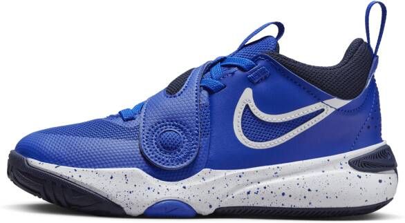 Nike Team Hustle D 11 Kleuterschoenen Blauw