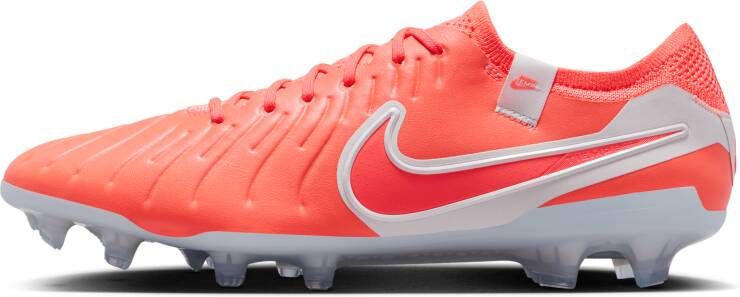 Nike Tiempo Legend 10 Elite low top voetbalschoenen (stevige ondergrond) Roze