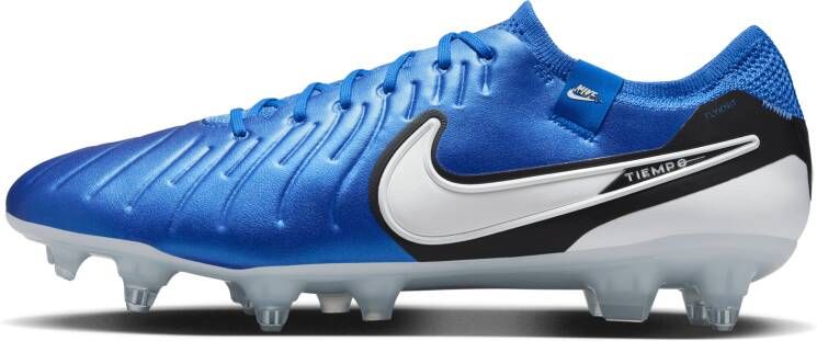 Nike Tiempo Legend 10 Elite low top voetbalschoenen (zachte ondergrond) Blauw