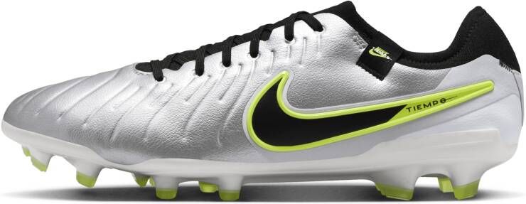 Nike Tiempo Legend 10 Pro low top voetbalschoenen (stevige ondergrond) Grijs