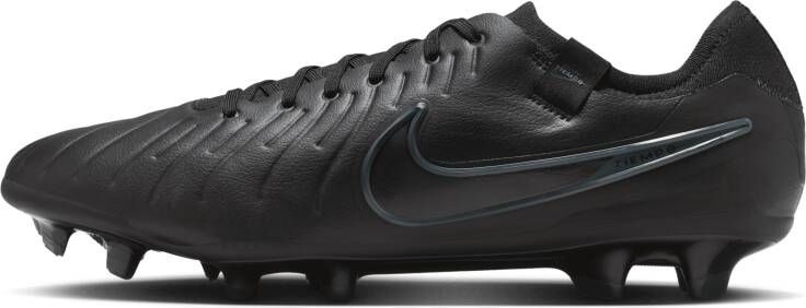 Nike Tiempo Legend 10 Pro low top voetbalschoenen (stevige ondergrond) Zwart