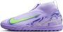 Nike United Jr. Mercurial Superfly 10 Academy high-top voetbalschoenen voor kids (turf) Paars - Thumbnail 1