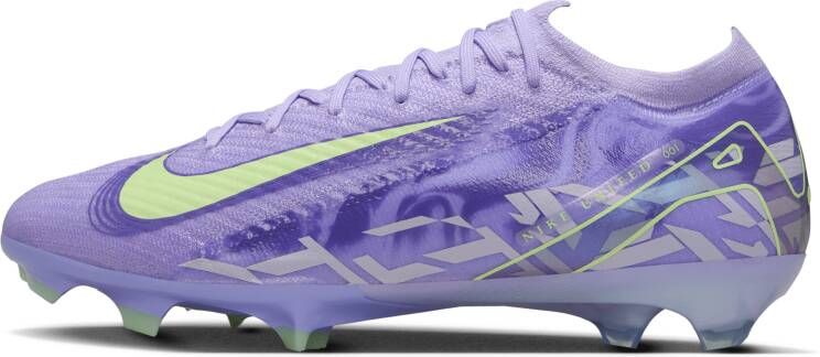 Nike United Mercurial Vapor 16 Elite low-top voetbalschoenen (stevige ondergrond) Paars