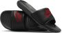 Nike Comfort Slide Slippers Zwart Rood Black Heren - Thumbnail 1