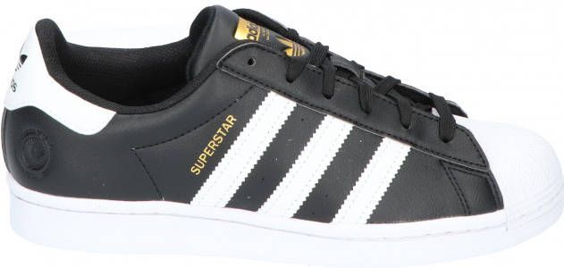 adidas superstar black white black