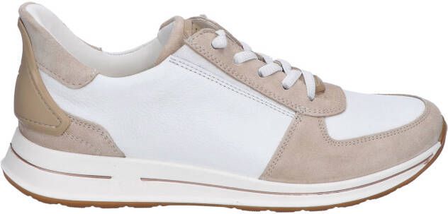 Ara 12-24836-05 White Beige H-Wijdte Veterschoenen