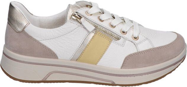 Ara 12-27534-09 Creme Metallic H Wijdte Veterschoenen