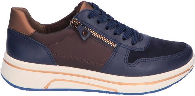 Ara 12-27540-14 Blue H-wijdte Veterschoenen