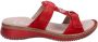 Ara Slippers Hawaï wedge heel summer shoe slippers with velcro - Thumbnail 3