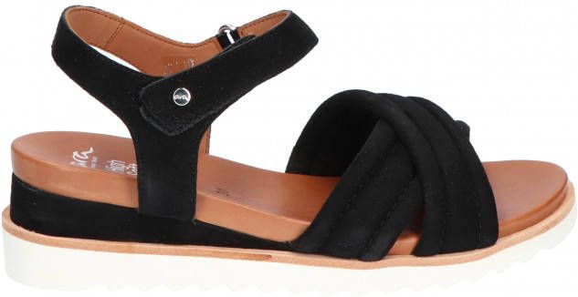 Ara Valencia Black G Wijdte Sandalen