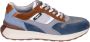 Australian Footwear Kyoto Sneakers Grijs Grey-blue Combi - Thumbnail 3